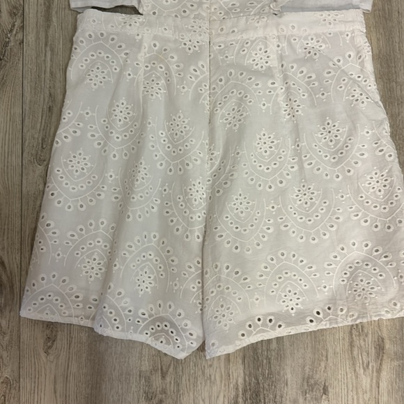 New York & Company white eyelet romper - Picture 6 of 7